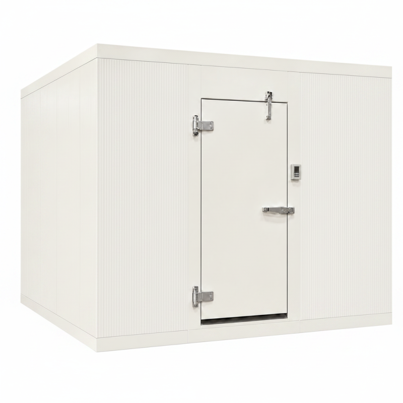 8x8 Walk in Freezer Kit with Cam-Lock Panels and Monoblock Cooling Unit