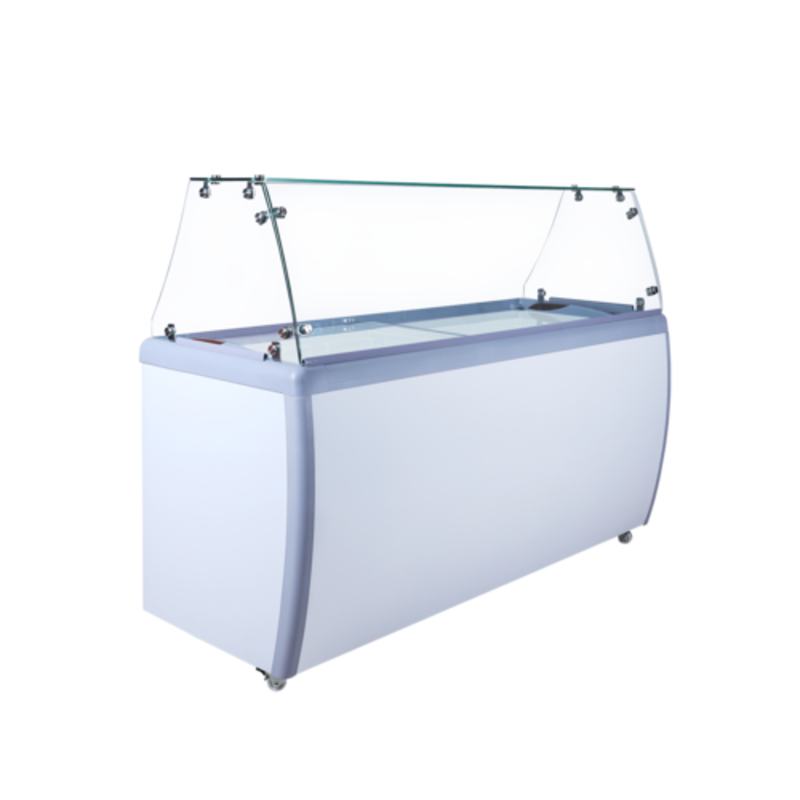 EFI FICD-71 70.9" Ice Cream Dipping Display Cabinet - 12 Tub Capacity
