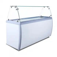 DC-560 Dipping Cabinet Ice Cream Freezer, 71" Width, ideal for showcasing frozen treats in dessert shops.