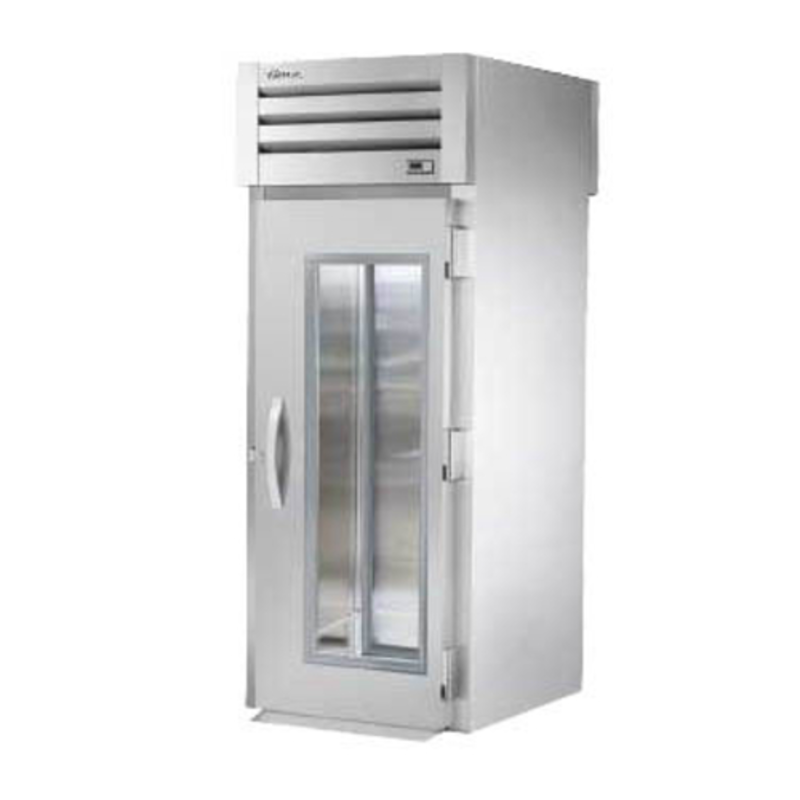 True STA1RRT-1G-1S-HC 35-Inch Spec Series Glass/Solid Roll-Thru Cooler