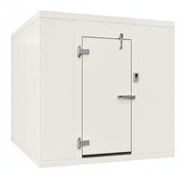 6x6 Walk in Freezer Kit with Cam-Lock Panels and Monoblock Cooling Unit